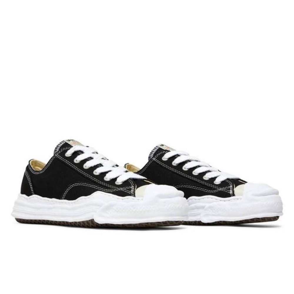 Maison Mihara Yasuhiro Hank OG Sole Canvas Low 'Black White'